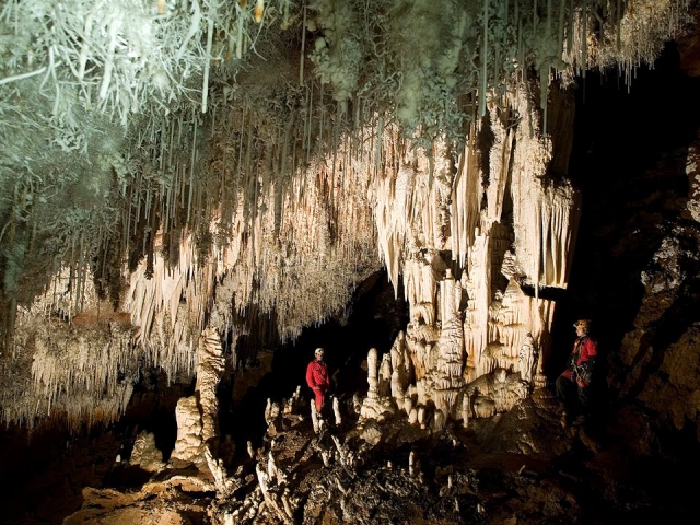 Interior de la cueva